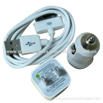 3-in-1 Travel Charger Kits for iPhone 6